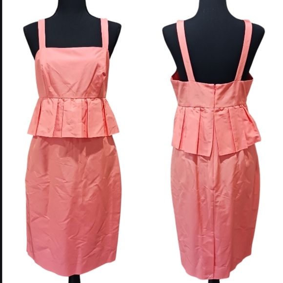 J. Crew Silk Blend Dress Classic Faille - Picture 2 of 6